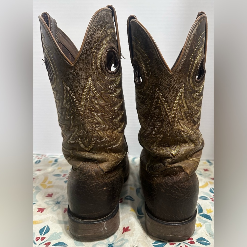 Durango Men’s Boots size 10M 12" Wstrn, Brown/Teak Wood Slip & Oil Resistant